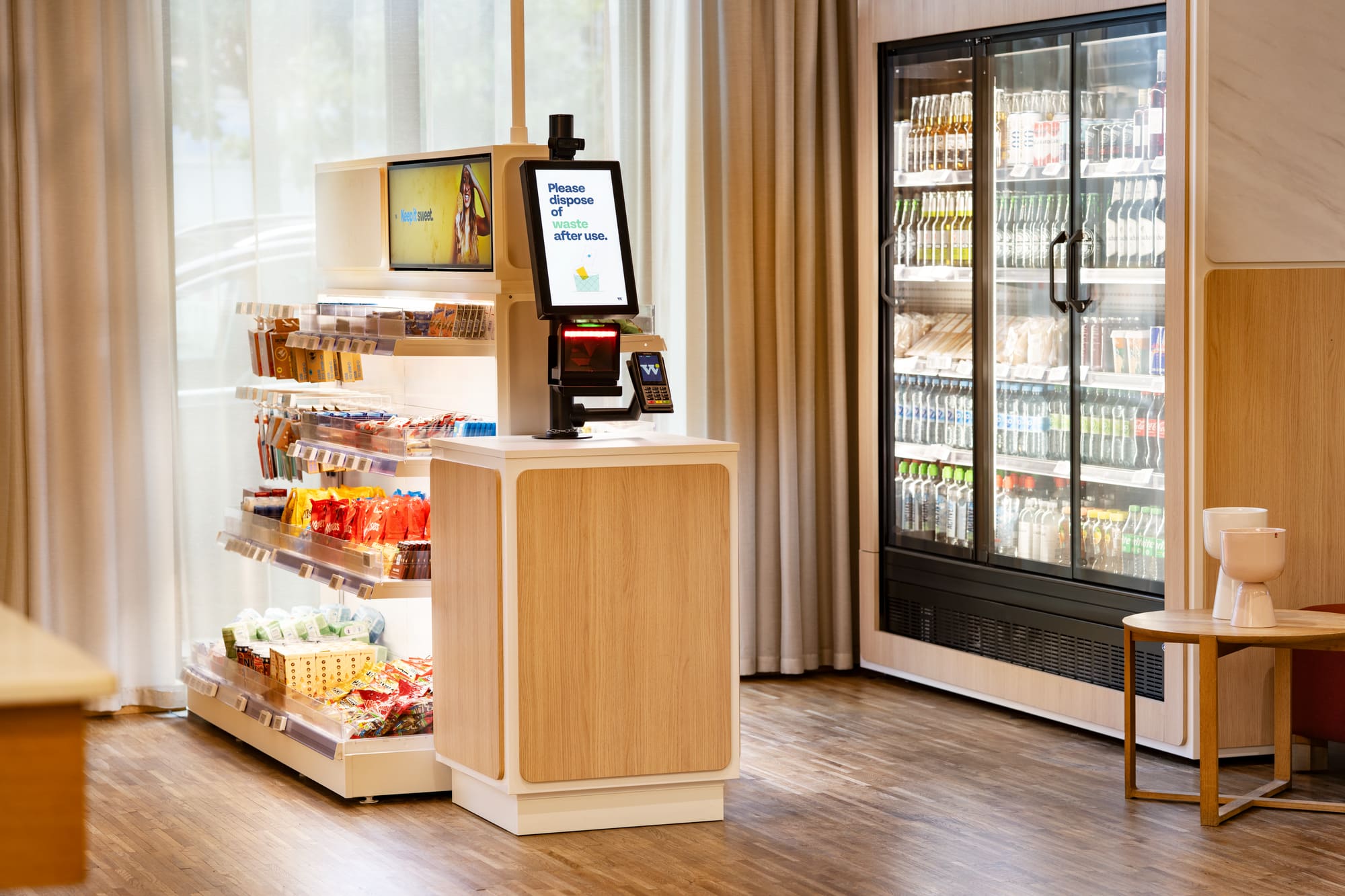 The 24-hour self-service store in the Open Lobby at Holiday Inn Frankfurt - Alte Oper, alongside 24-hour room service.